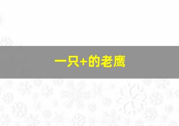 一只 的老鹰